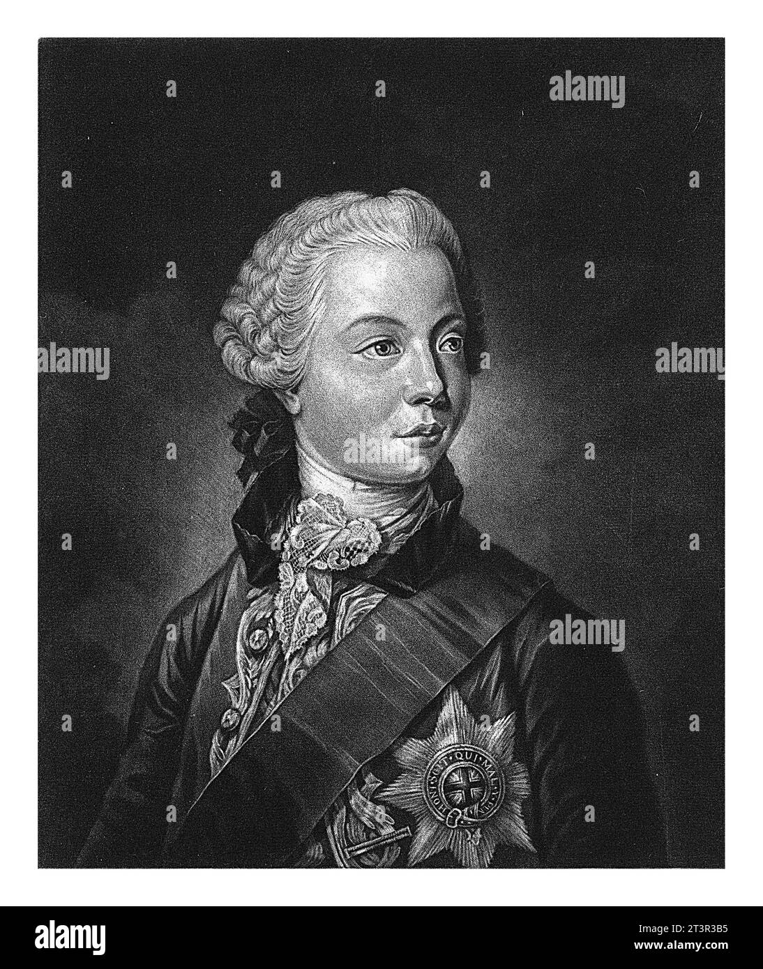 Porträt von Wilhelm V., Prinz von Orange-Nassau, John Greenwood, nach Tethart Philip Christian Haag, 1755–1792 Stockfoto