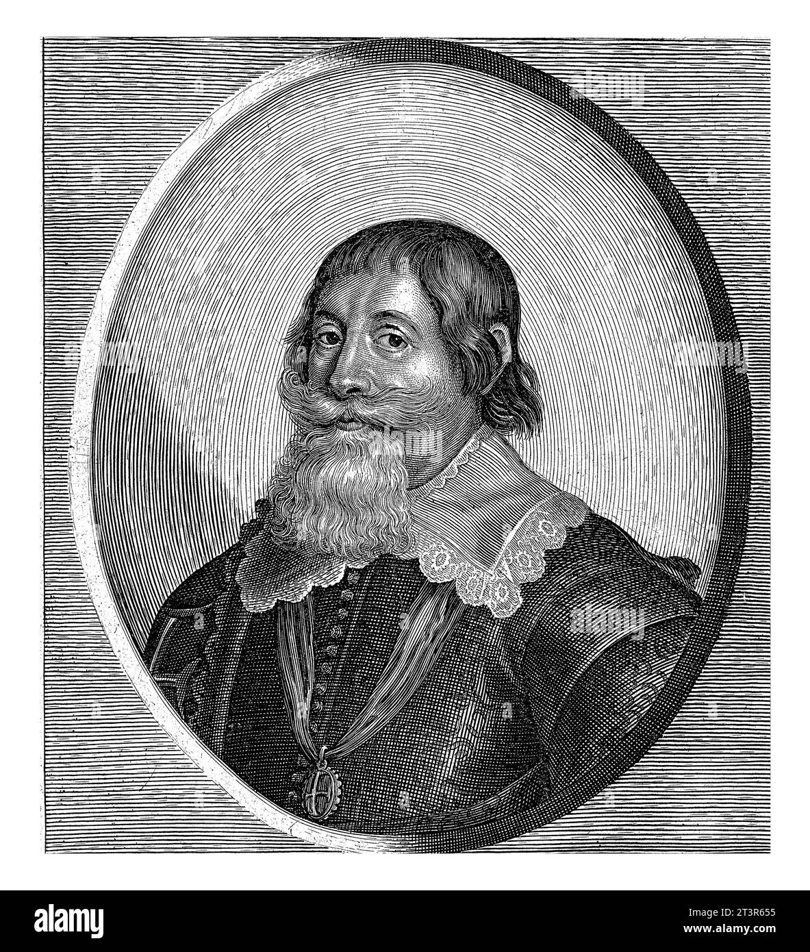 Porträt von Franciscus d'Andrade, Pieter de Bailliu (I), nach Anonym, 1623 - 1660 Stockfoto