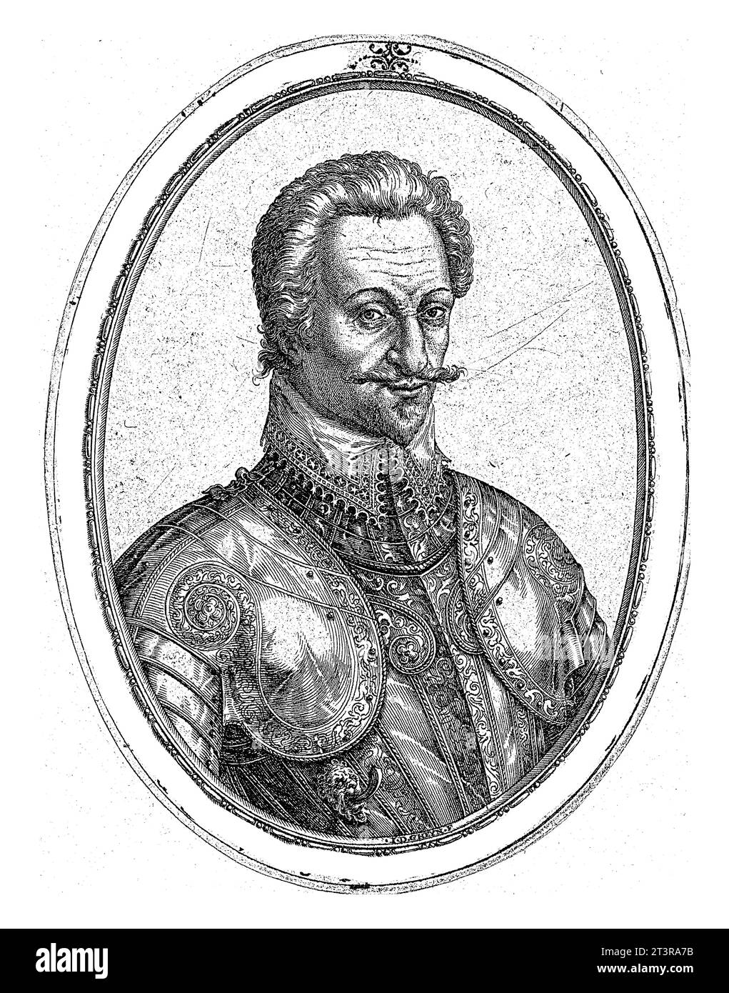 Porträt von König Heinrich IV. Von Frankreich, Jacob de Gheyn (II), 1593–1597 Büste von Heinrich von Navarra (Pau (Navarra, heute Frankreich), 13. Dezember 1553 – Paris. Stockfoto