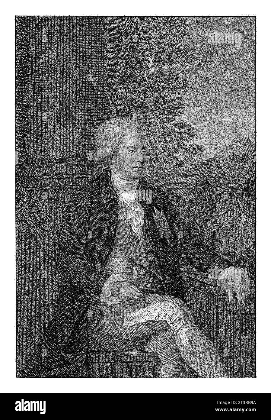 Porträt von George Macartney, 1. Earl Macartney, Lambertus Antonius Claessens, c. 1792 - c. 1808 Stockfoto