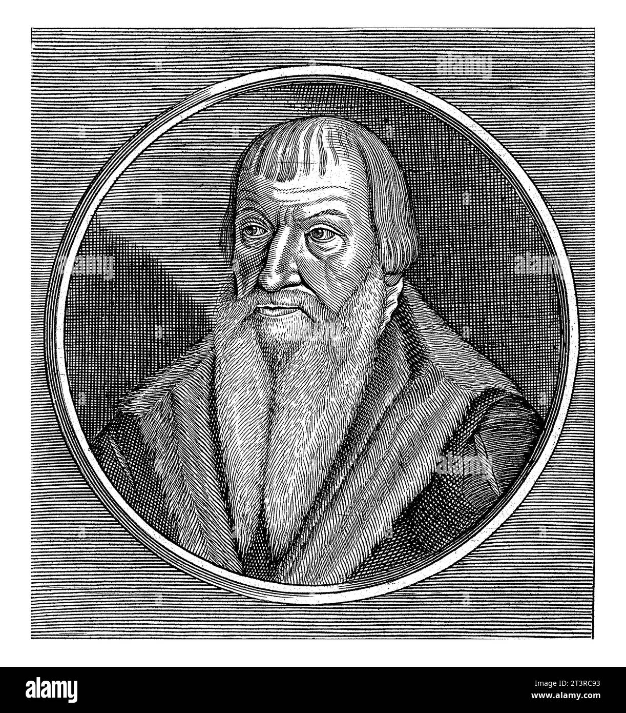 Porträt von Hans Suess von Kulmbach, Matthias van Sommer, 1643-1672 Stockfoto