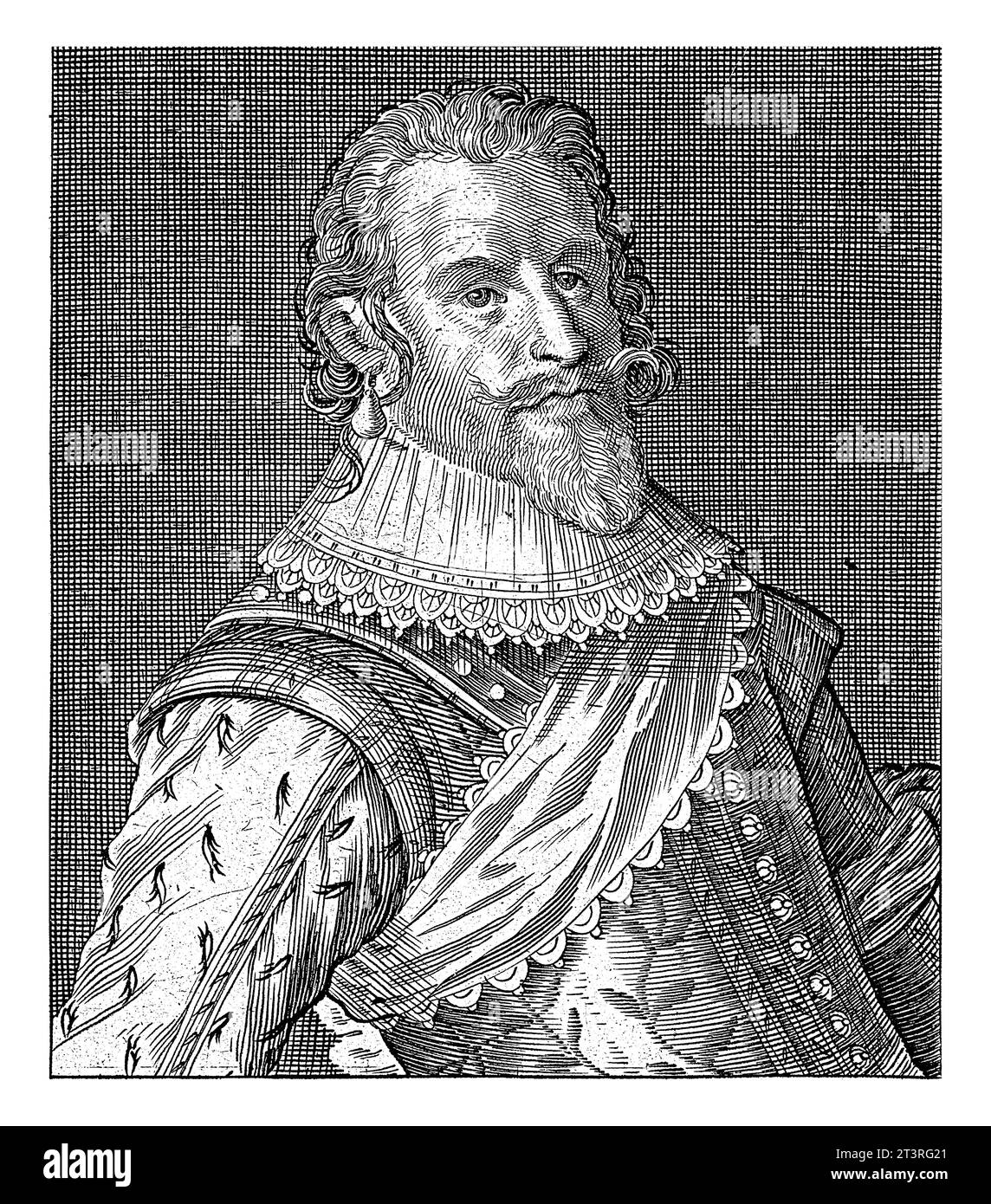 Porträt von Christian IV., König von Dänemark und Norwegen, anonym, 1612 - 1652 Stockfoto