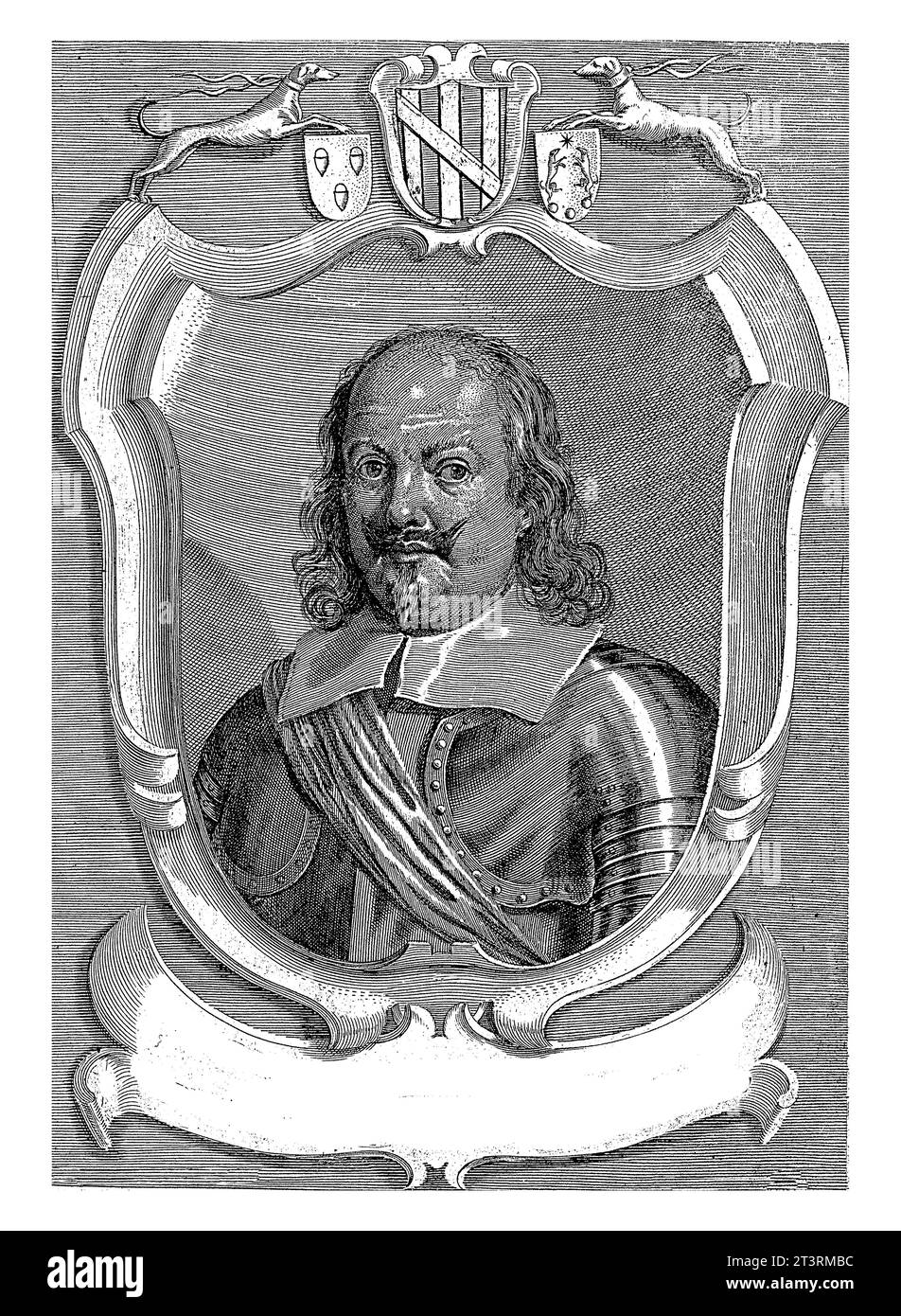 Portret van Franciscus Berardis, Giacomo Piccini, nach Diacintus Geminianus, ca. 1627 - nach 1669 Stockfoto