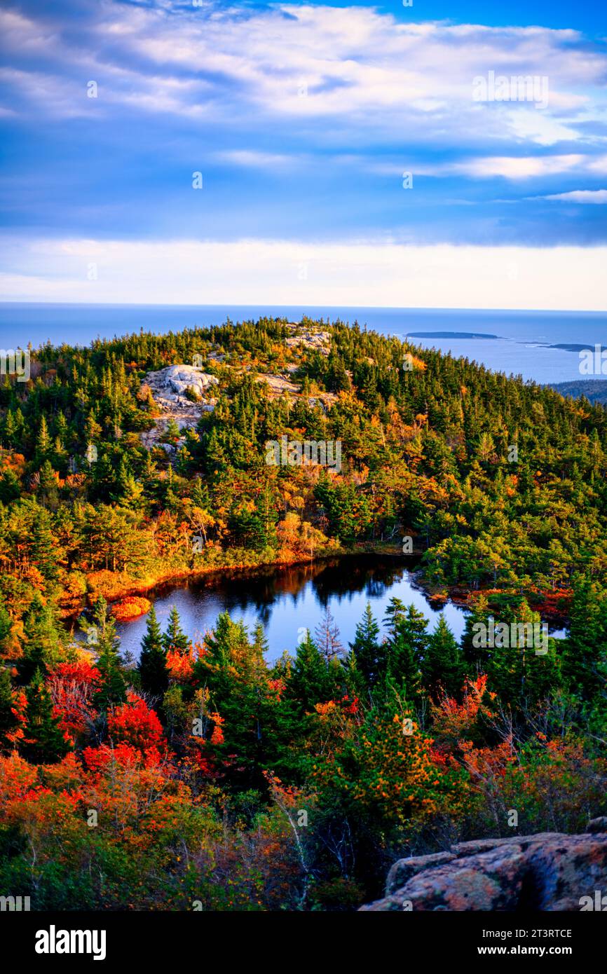 Acadia Nationalpark Maine Stockfoto