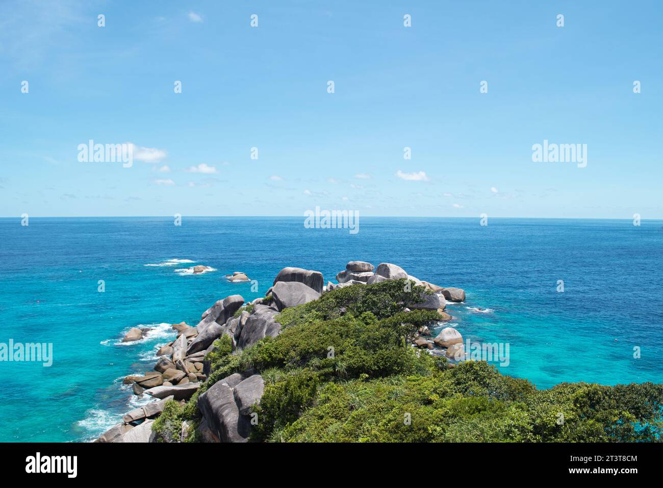 Similan Island ist ein wunderschöner Ort im Nationalpark und berühmt für Touristen in der Adamansee von Thailand Stockfoto