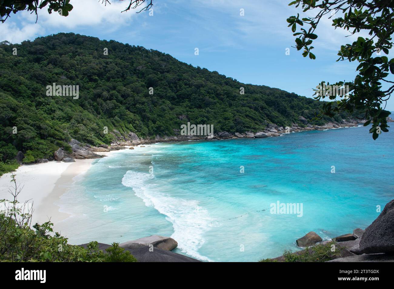 Similan Island ist ein wunderschöner Ort im Nationalpark und berühmt für Touristen in der Adamansee von Thailand Stockfoto