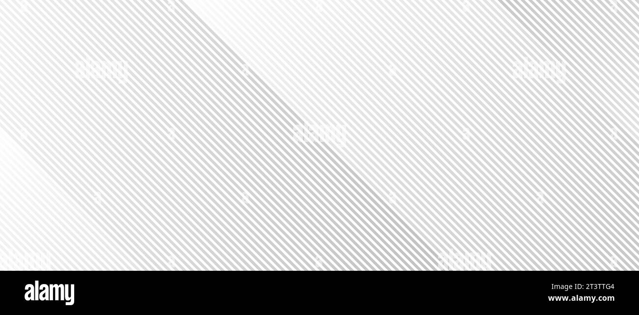 Abstrakter Hintergrund für dünne diagonale Linien. Schräge, parallele graue Streifentapete. Vektor geometrische technische Vorlage Textur für Banner, Poster, Präsentation, Broschüre, Druck, Flyer, Karte, Cover, Faltblatt Stock Vektor