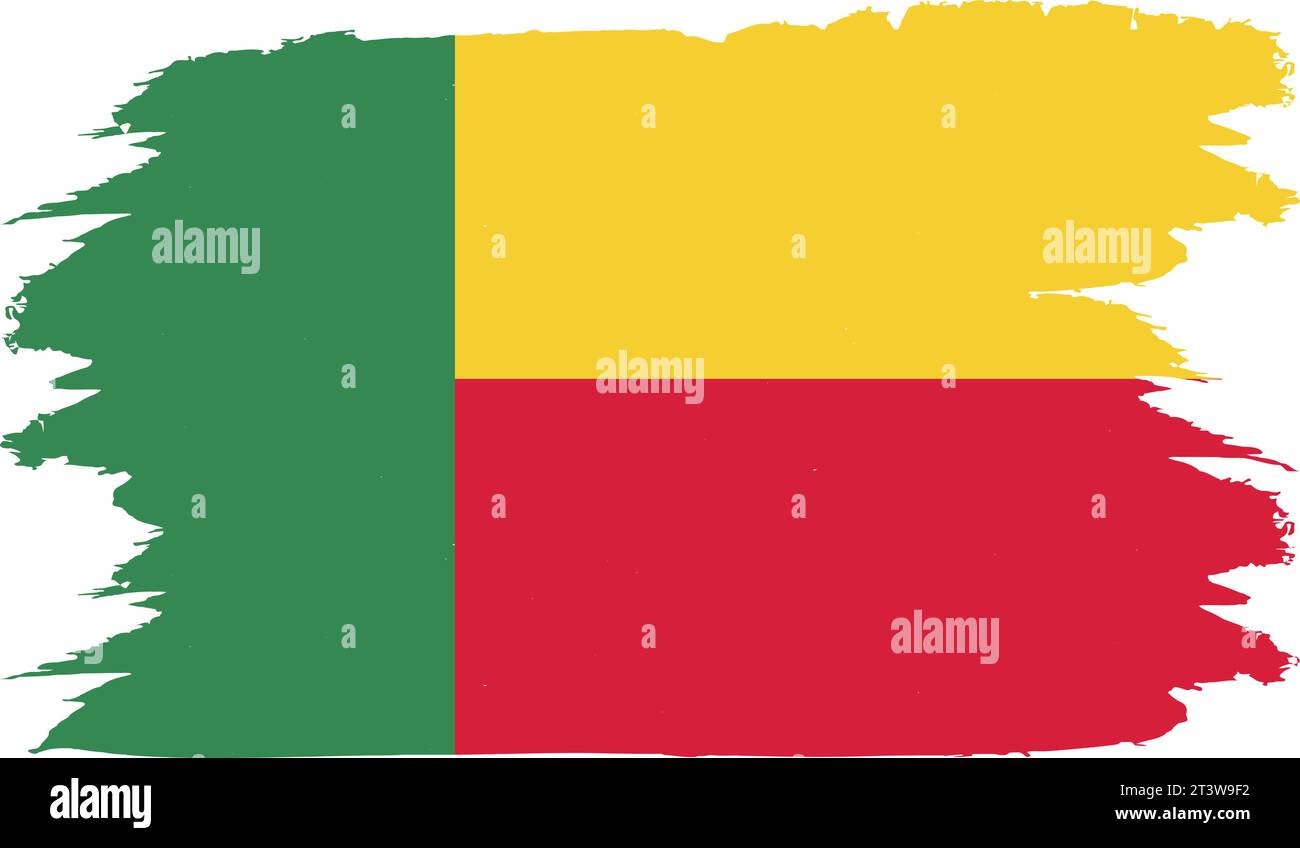 Flagge des Belize-Vektors. Belizes Flagge ist flach und einsam Stock Vektor