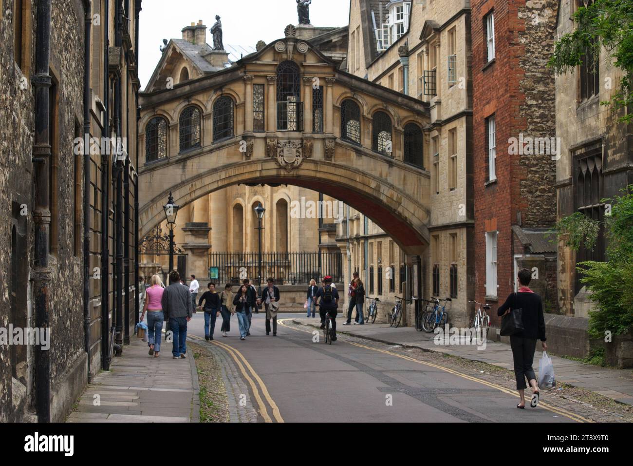 Brücke der Sehenswürdigkeiten in Oxford, Großbritannien. Stockfoto