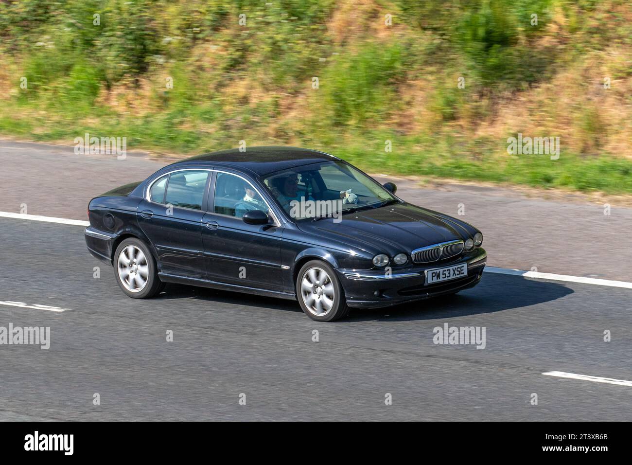 2006 Jaguar X-Type SE D 152 Black Pkw Limousine Diesel 2198 ccm Stockfoto