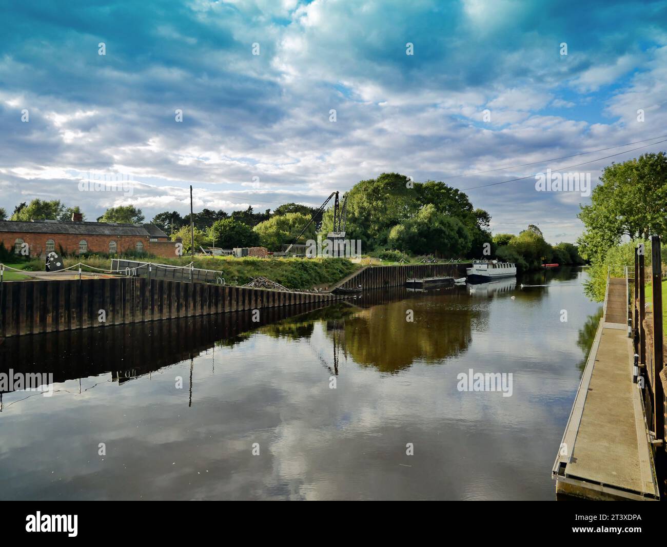 River Severn Art Stockfoto