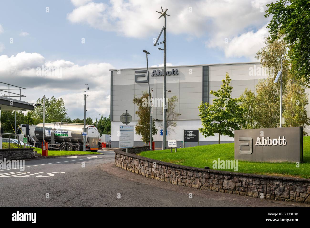 Abbott Nutrition Factory in Dromore West, Cootehill, Co. Cavan. Stockfoto
