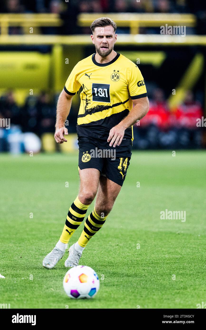 Dortmund, Signal-Iduna-Park, 20.10.23: Niclas Füllkrug (Dortmund) am Ball beim 1. Bundesliga Spiel Borussia Dortmund gegen Werder Bremen. Stockfoto