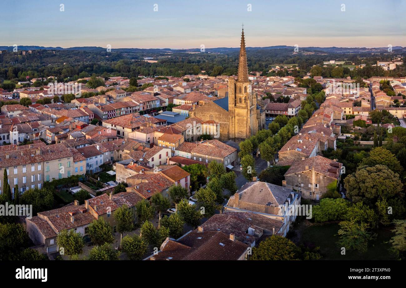 St. Maurice Kathedrale von Mirepoix, Département Ariège, Französische Republik, Europa. Stockfoto