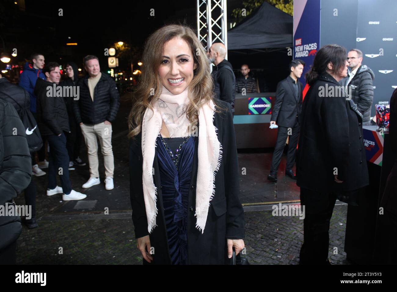 Anastasia Zampounidis bei der Verleihung der Bunte New Faces Award Music 2023 im 808 Club. Berlin, 26.10.2023 Stockfoto