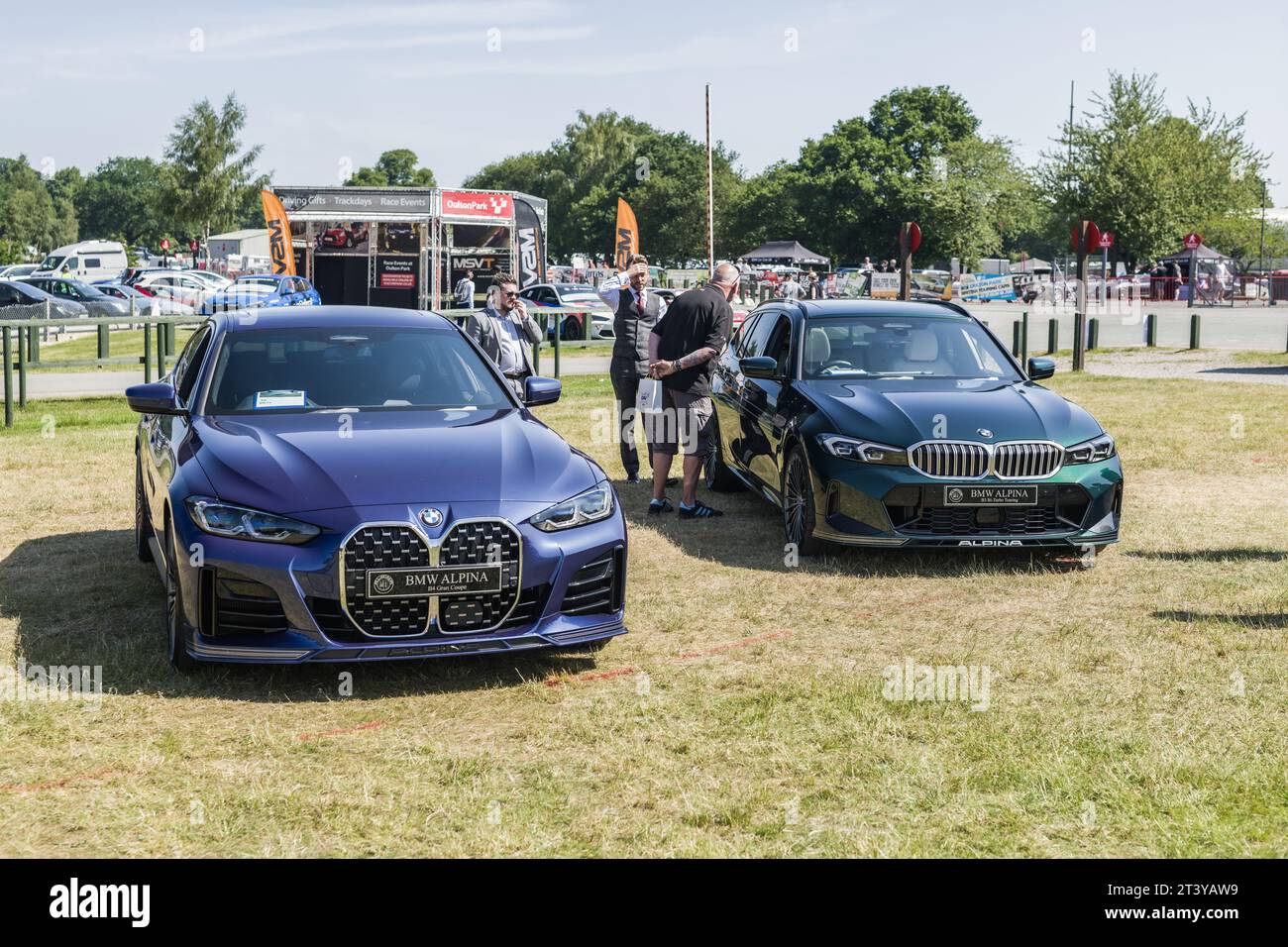 Tarporley, Cheshire, England, 3. Juni 2023. Oulton Park BMW Sommerfest, Automobil-Kultur, Lifestyle und Transport redaktionelle Illustration. Stockfoto