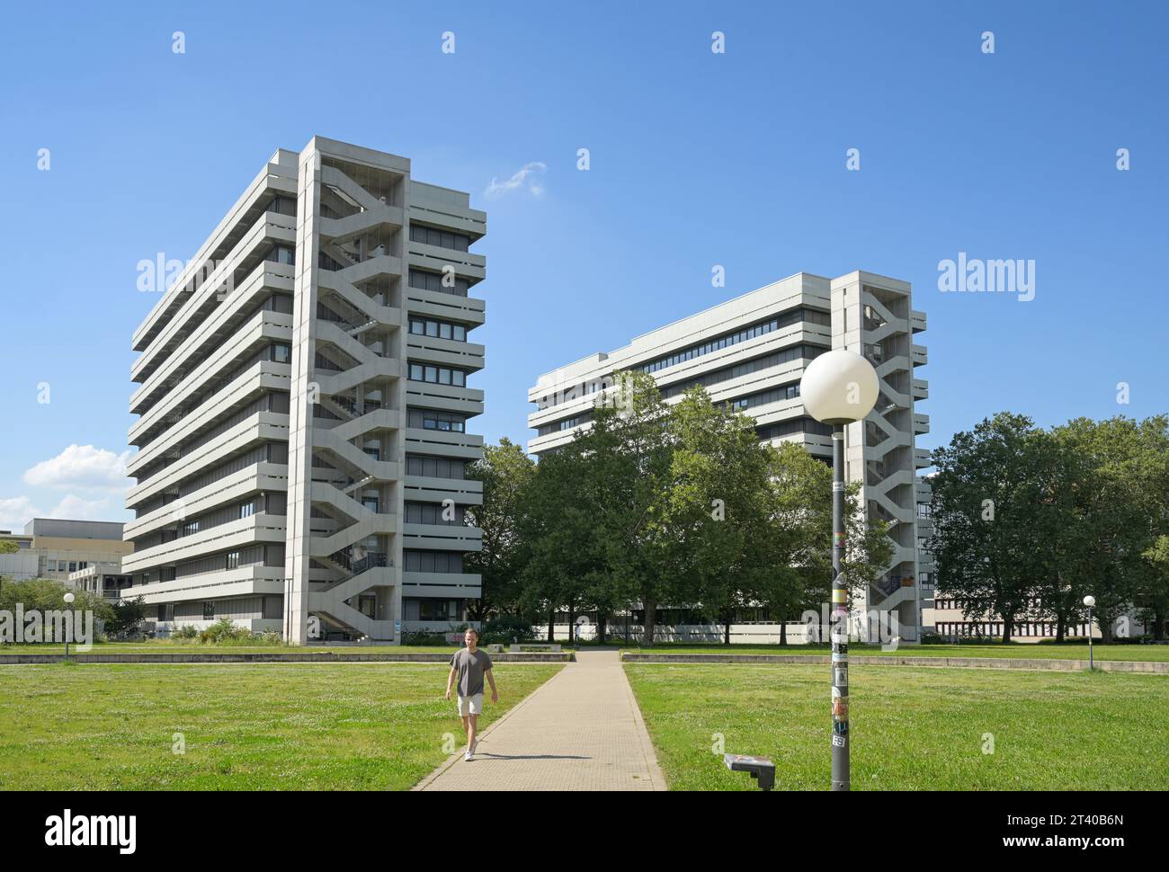 Institutsgebäude Fritz-Haber-Weg, Karlsruher Institut für Technologie KIT, Campus Süd, Karlsruhe, Baden-Württemberg, Deutschland Stockfoto