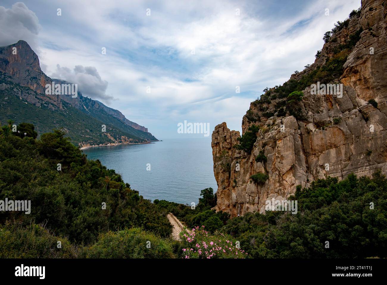 Pedra Longa Kalkstein - Sardinien - Italien Stockfoto