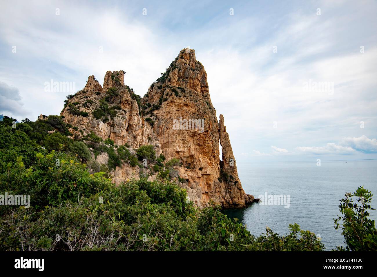 Pedra Longa Kalkstein - Sardinien - Italien Stockfoto