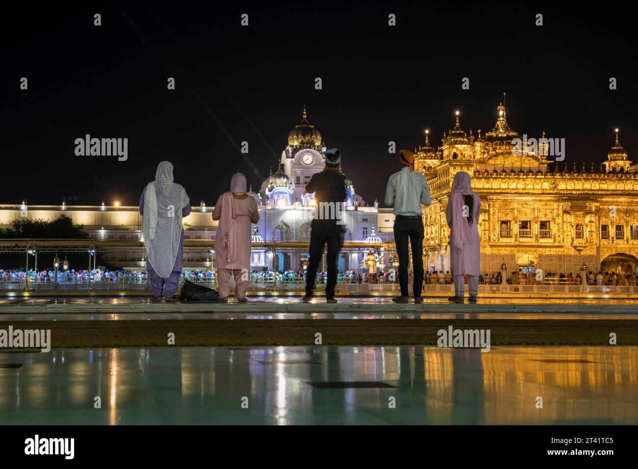 Der Goldene Tempel, Der Goldene Tempel Rd, Atta Mandi, Katra Ahluwalia, Amritsar, Amritsar Cantt., Punjab, Indien Stockfoto