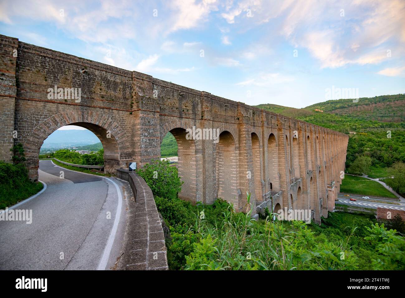 Aquädukt von Vanvitelli - Italien Stockfoto