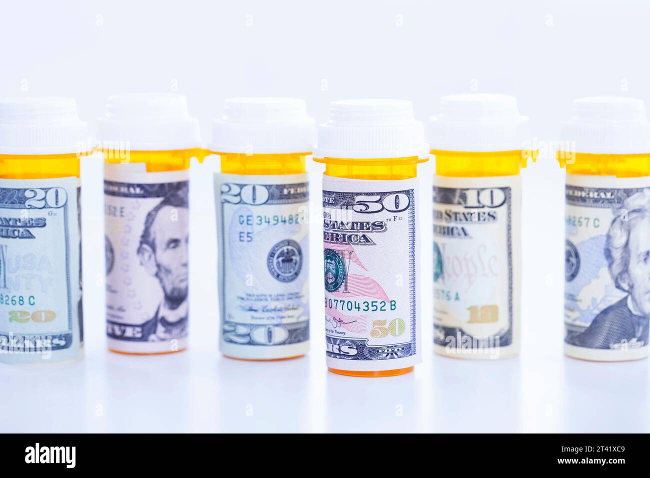 Gesundheitskosten, konzeptionelles Image Stockfoto