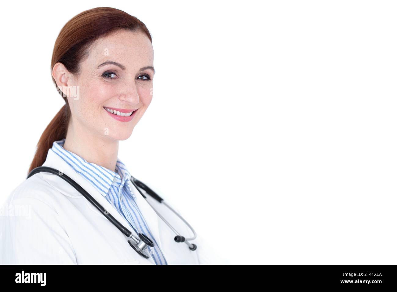 Lächelnde Arzt Stockfoto