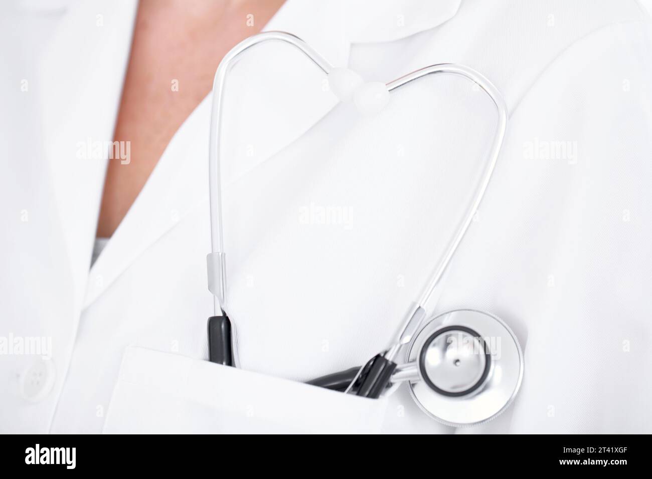Stethoskop in der Arzttasche Stockfoto