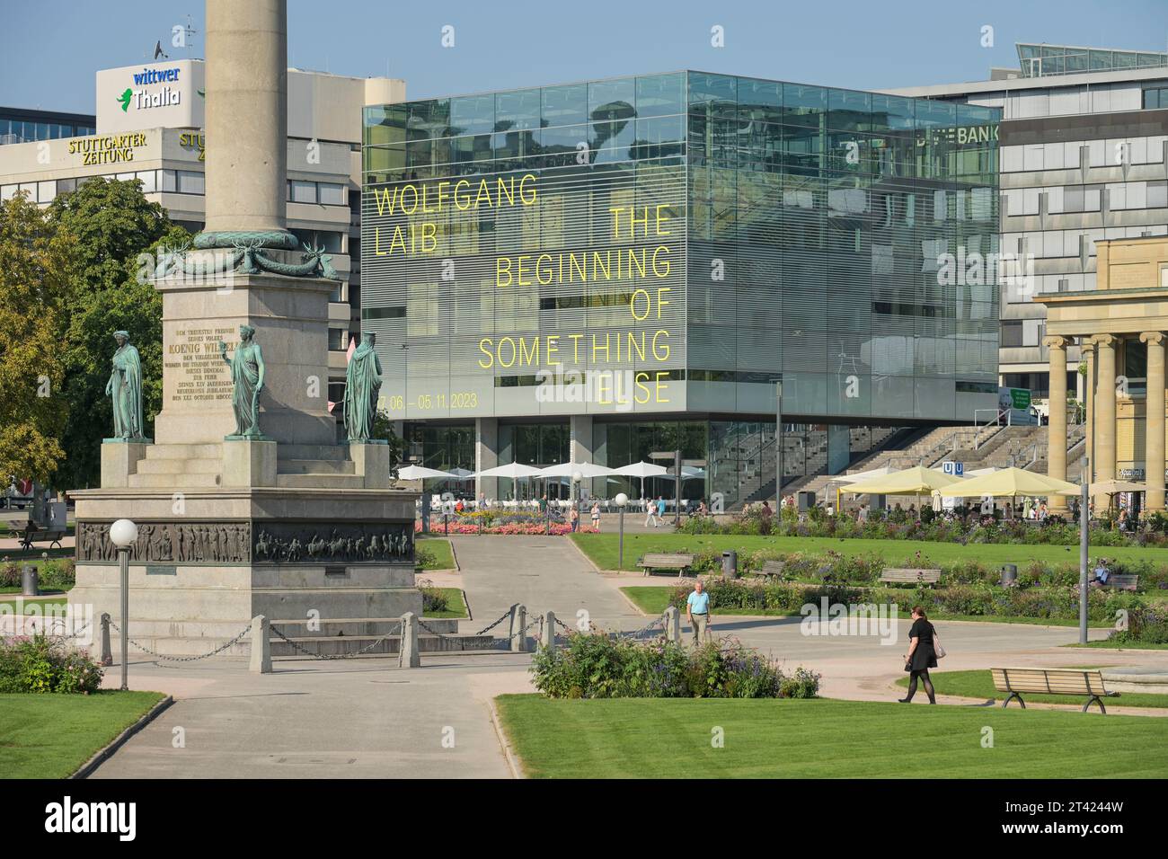 Kunstmuseum Stuttgart, Königsstraße, Kleiner Schlossplatz, Stuttgart, Baden-Württemberg, Deutschland Stockfoto
