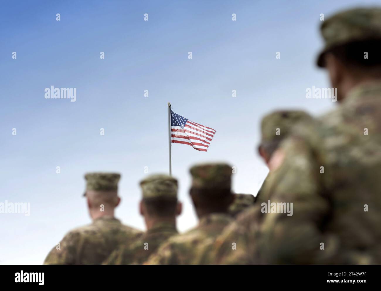 Veteranentag. US-Soldaten. US-Armee. Militär der USA. Gedenktag. Stockfoto