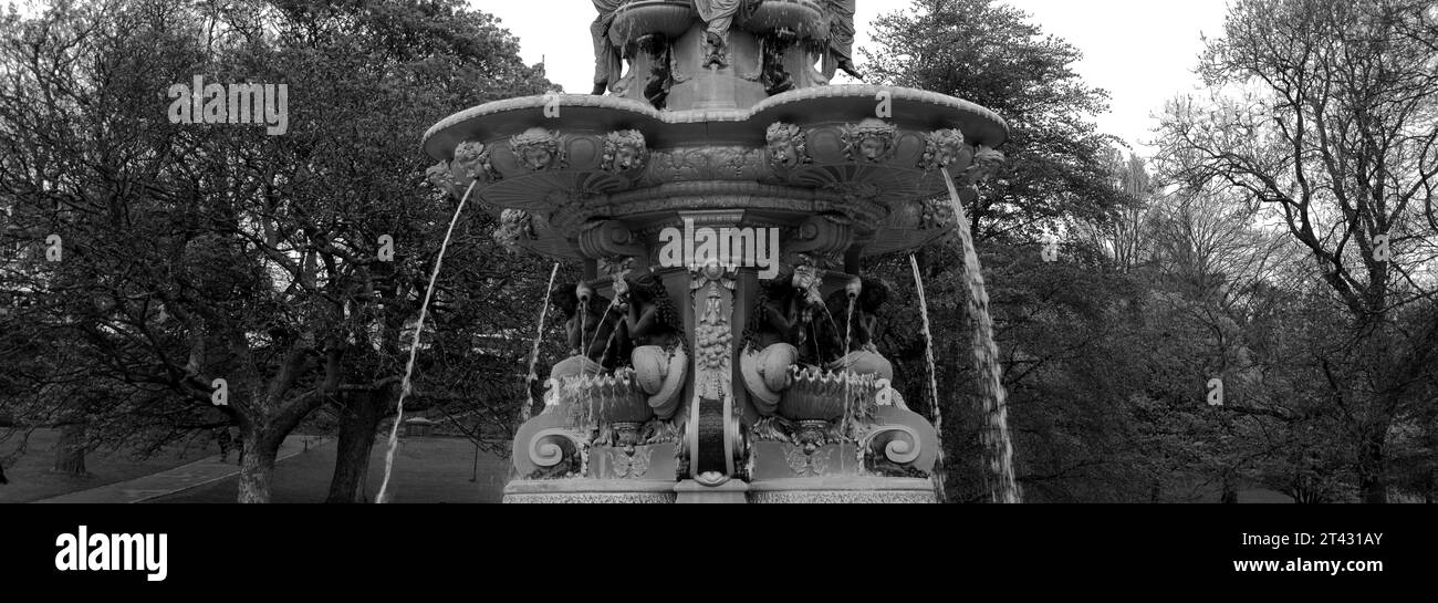 The Ross Fountain in Princes Street Gardens, Edinburgh City, Schottland, Großbritannien Stockfoto