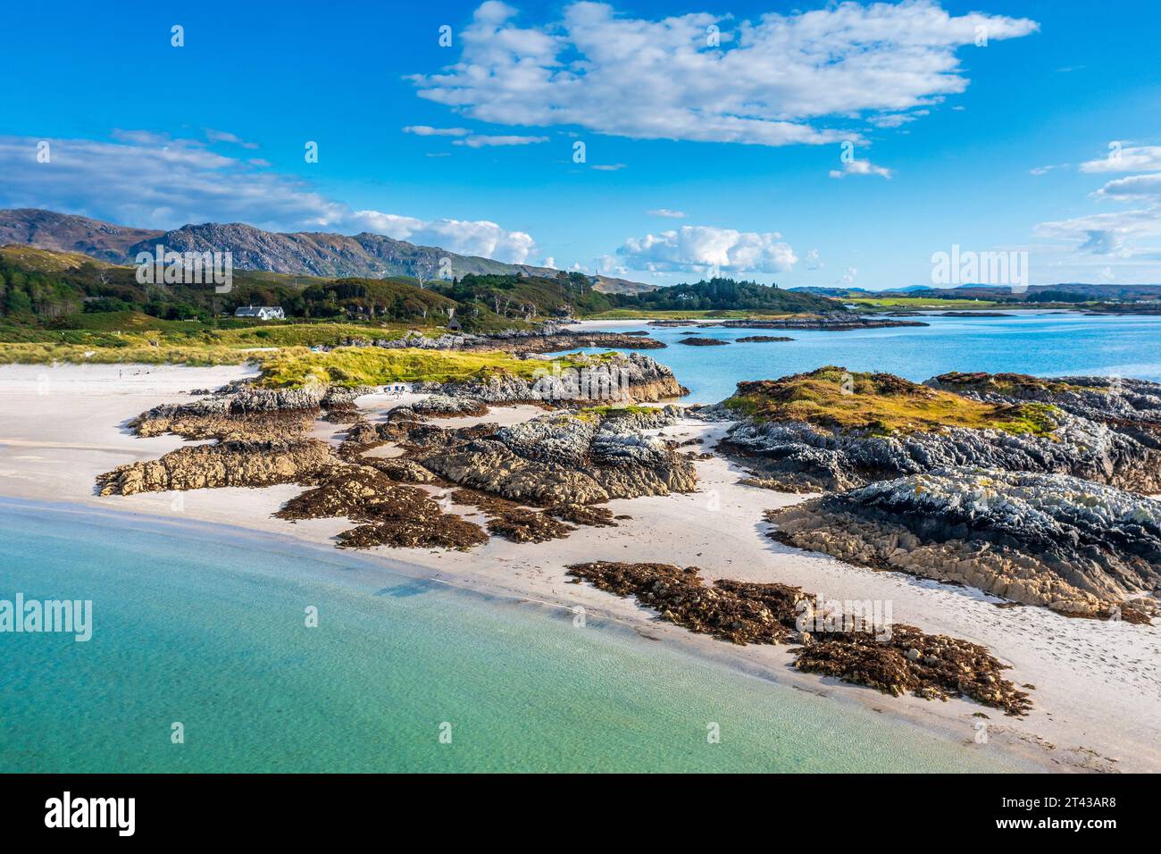 Camusdarach Beach, Highland, Schottland, Vereinigtes Königreich, Europa Stockfoto