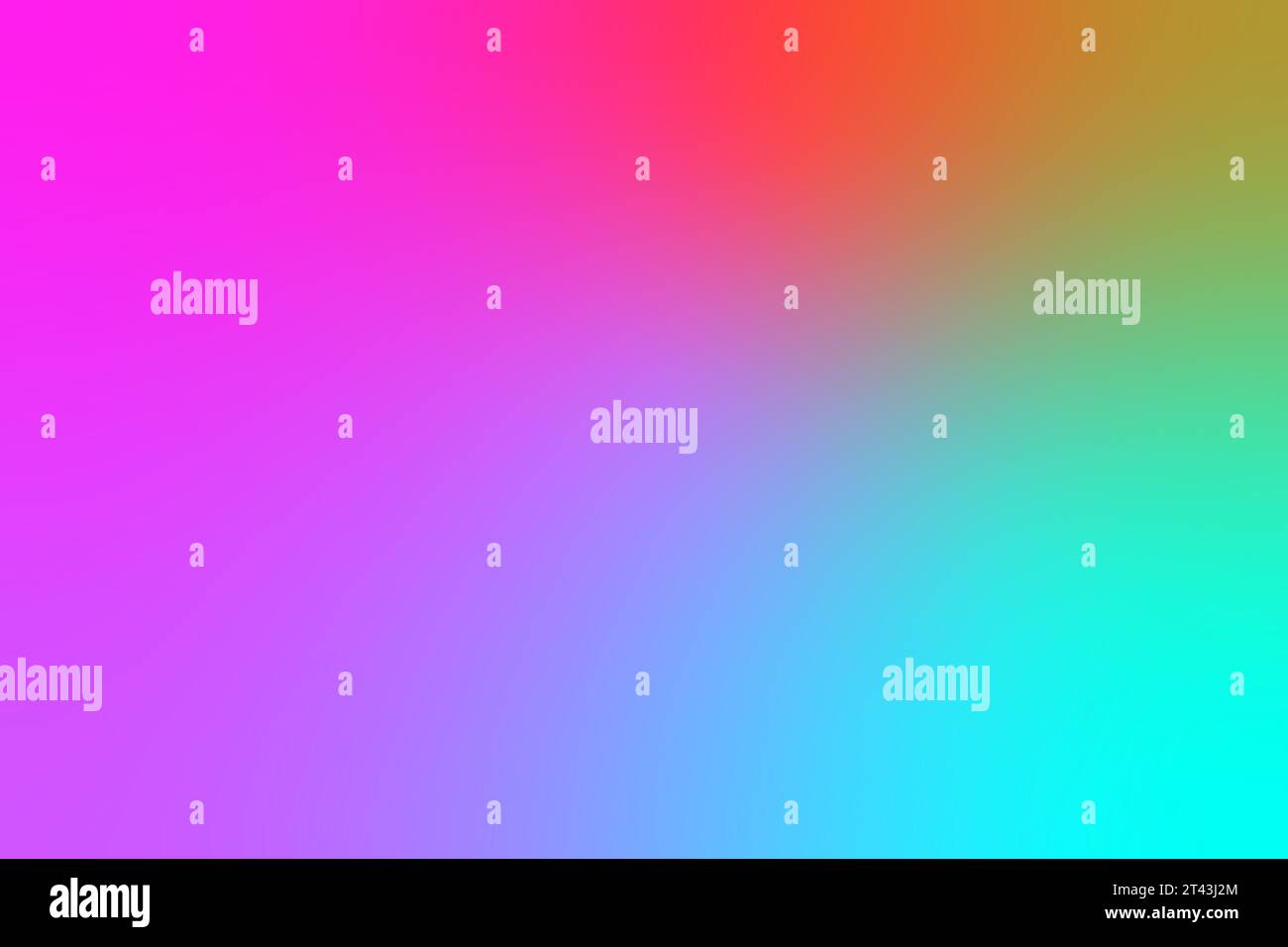 Rainbow Smooth Unschärfe Fusion hochauflösender Verlaufshintergrund Stockfoto