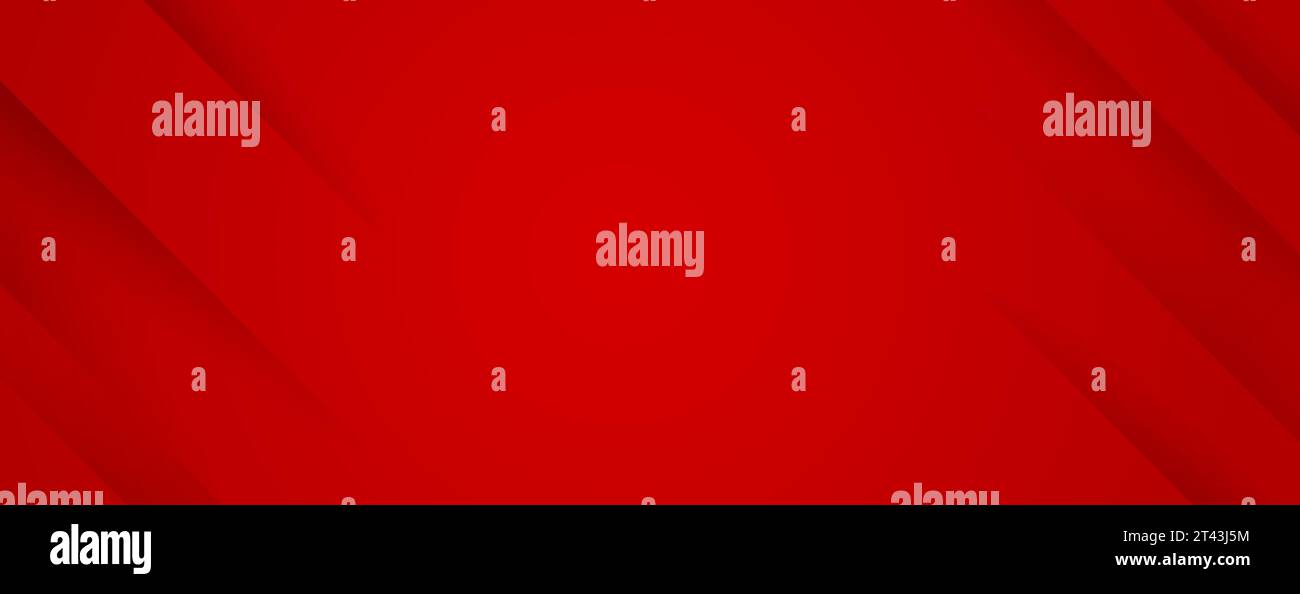 Abstrakter Weihnachtshintergrund mit roter Papierschicht. Abbildung horizontales Hintergrundbanner für Vorlage. Stock Vektor