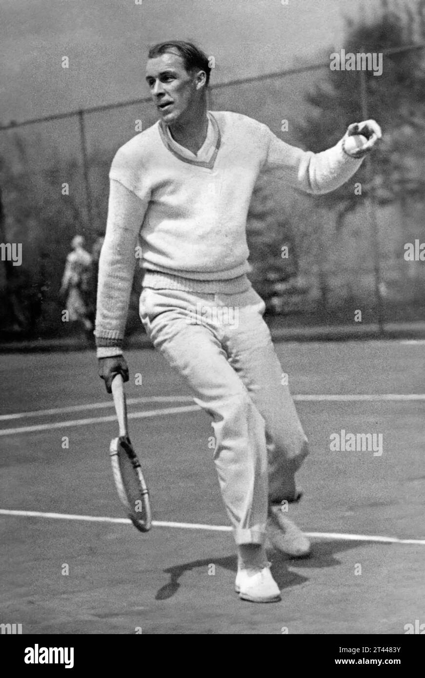 Bill Tilden. Foto des amerikanischen Tennisspielers William Tatem Tilden II. (1893–1953), aufgenommen in den 1920er Jahren Stockfoto