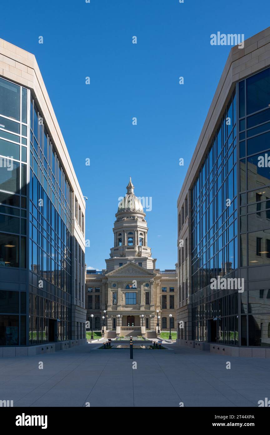 Kuppel des State Capitol von Wyoming in Cheyenne Stockfoto