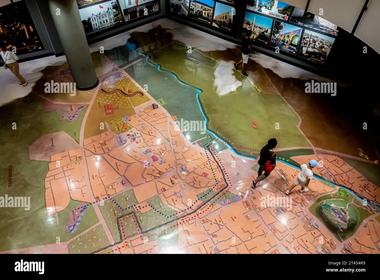 25. Dezember Gaziantep Verteidigung Heldentum Panorama und Museum Türkei Stockfoto