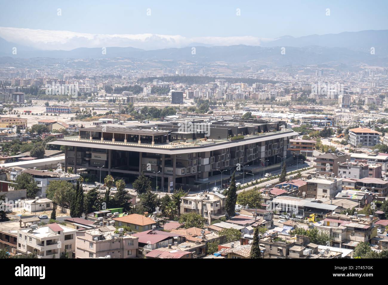 Das Museumshotel in Antakya Türkei wurde durch das Erdbeben 2023 zerstört Stockfoto