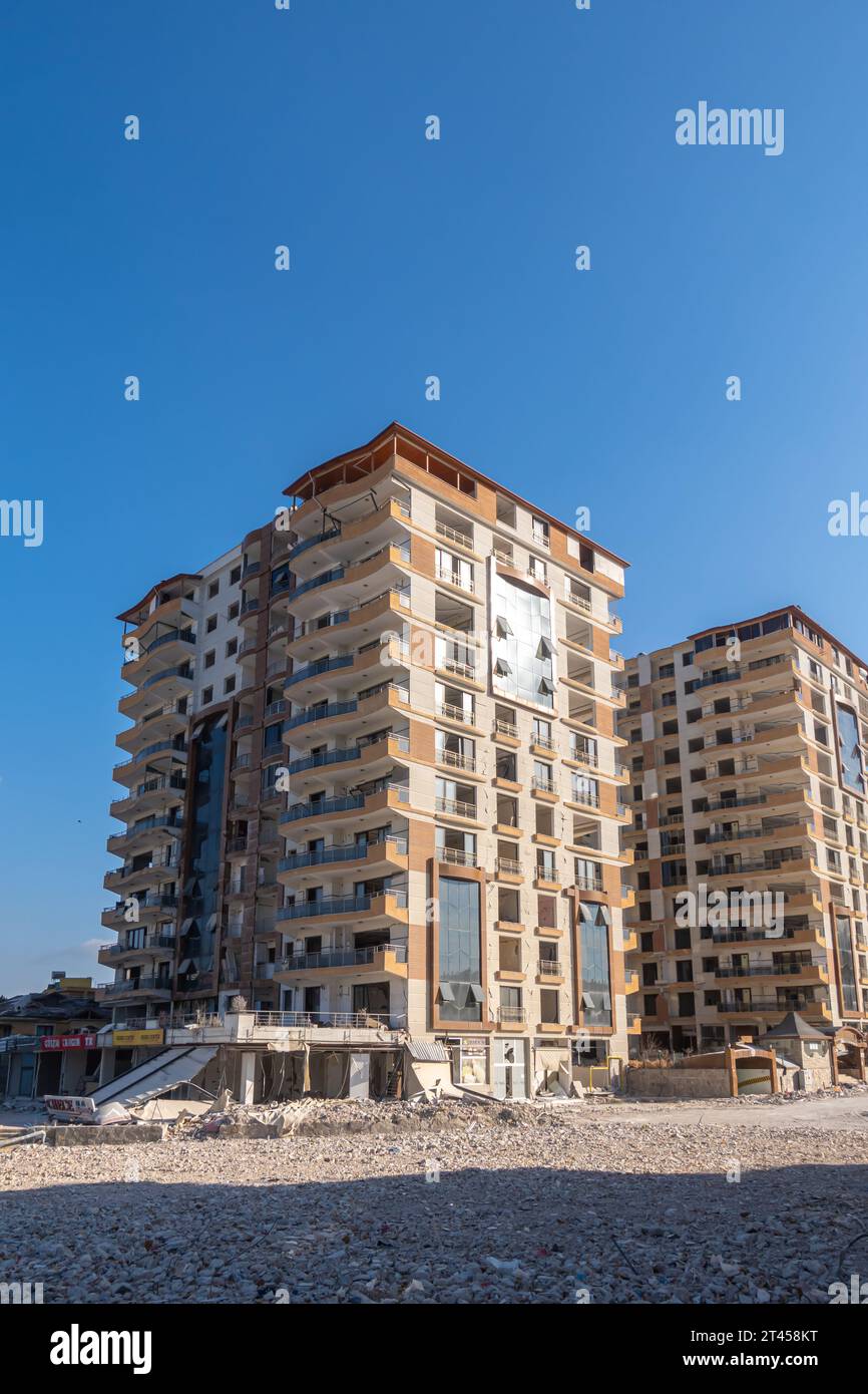 Ekinci Apartmentblöcke in Ekinci, Antakya Hatay Türkei Stockfoto