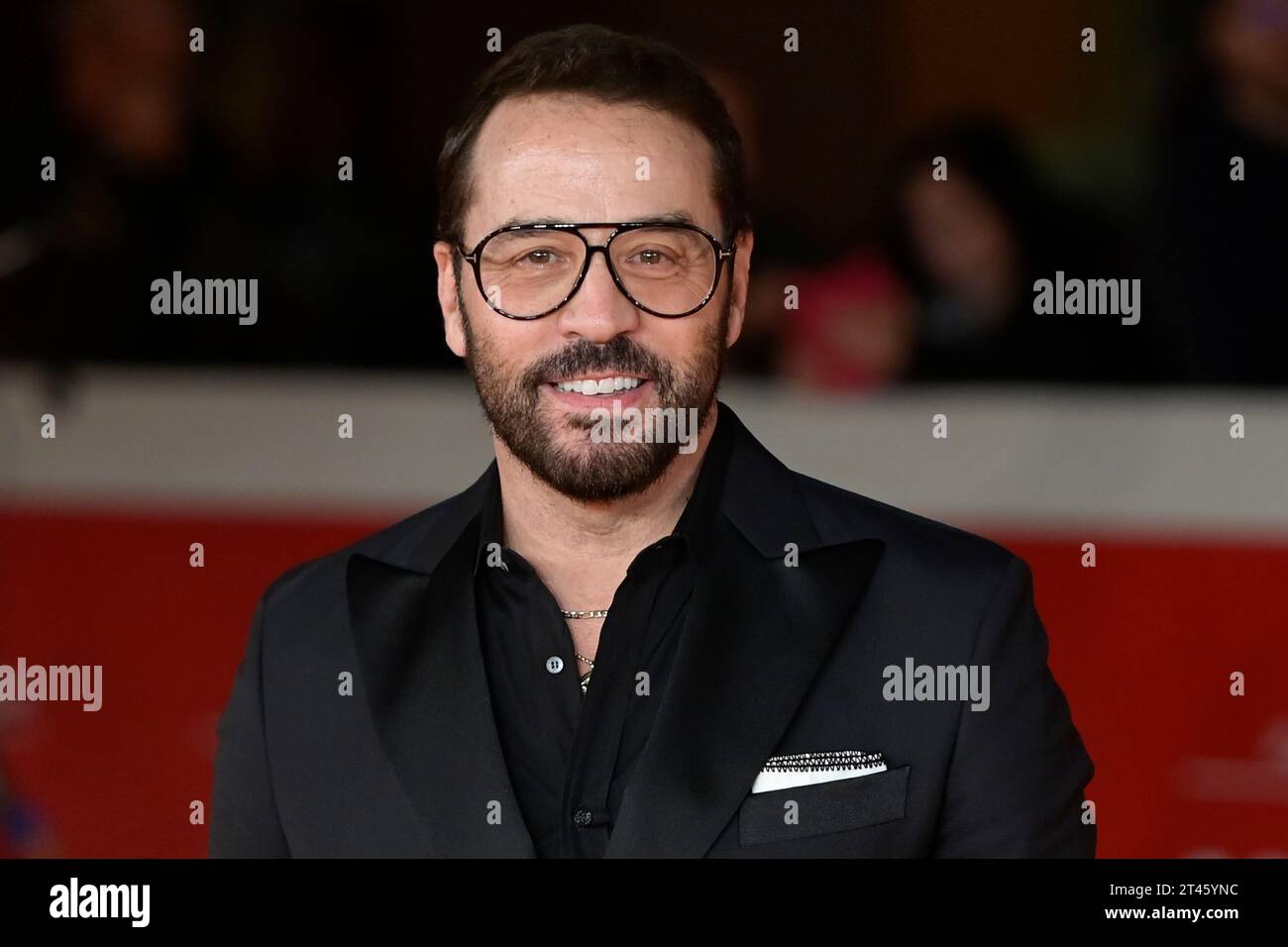 Rom, Italien. Oktober 2023. Jeremy Piven besucht den roten Teppich des Films „die Performance“ beim Rome Film fest 2023 im Auditorium Parco della Musica. (Foto: Mario Cartelli/SOPA Images/SIPA USA) Credit: SIPA USA/Alamy Live News Stockfoto