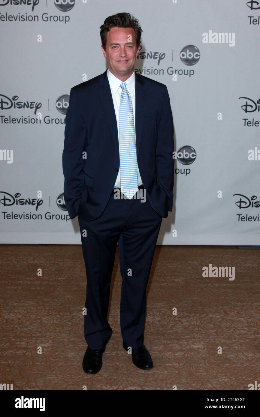 BEVERLY HILLS, KALIFORNIEN - 1. AUGUST: Matthew Perry nimmt am 1. August 2010 im Beverly Hilton in Beverly Hills, Kalifornien, an der 2010 Summer TCA Panel der Disney ABC Television Group Teil. Leute: Matthew Perry Stockfoto