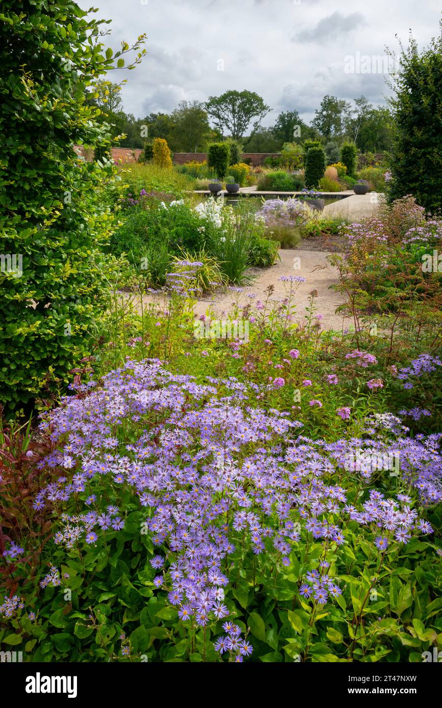 Spätsommer in den Gärten von RHS Bridgewater, Worsley, Salford, England. Stockfoto