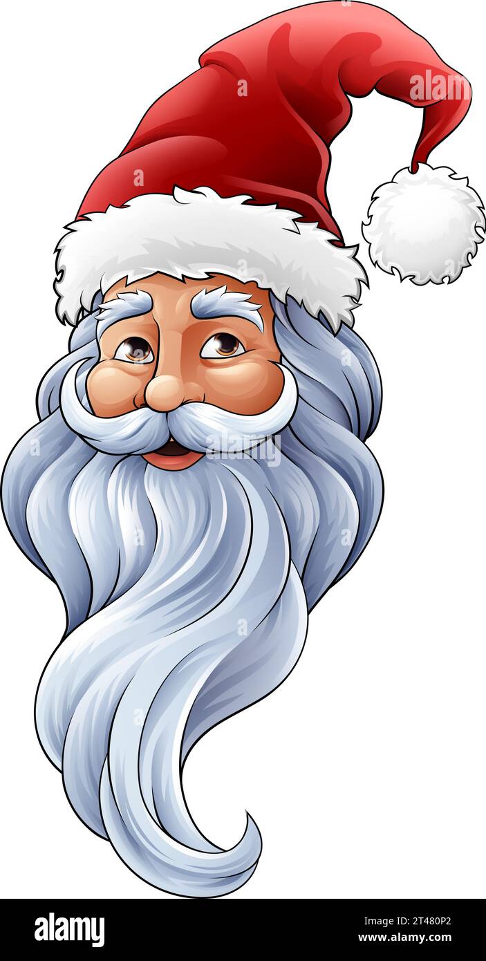 Santa Claus Vater Weihnachten Cartoon Stock Vektor