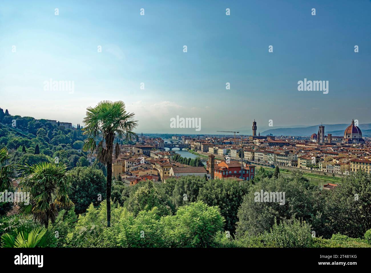 Florenz-panorama Stockfoto