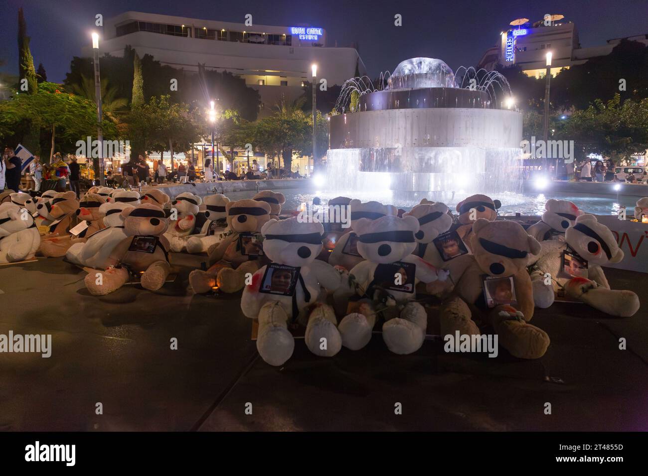 Tel Aviv, Israel 28. Oktober 2023 israelische Zivilisten