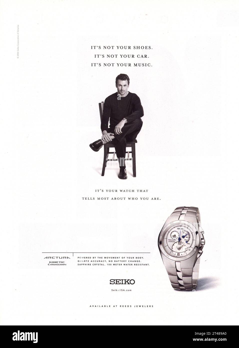 Vintage Playboy Magazine, Dezember 2004, Anzeige, USA Stockfoto