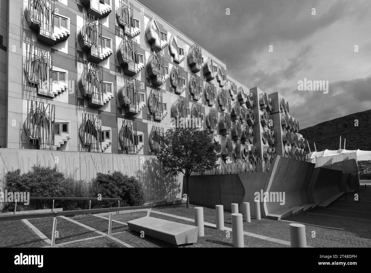 Das schottische Parlamentsgebäude, Edinburgh City, Schottland, Großbritannien Stockfoto