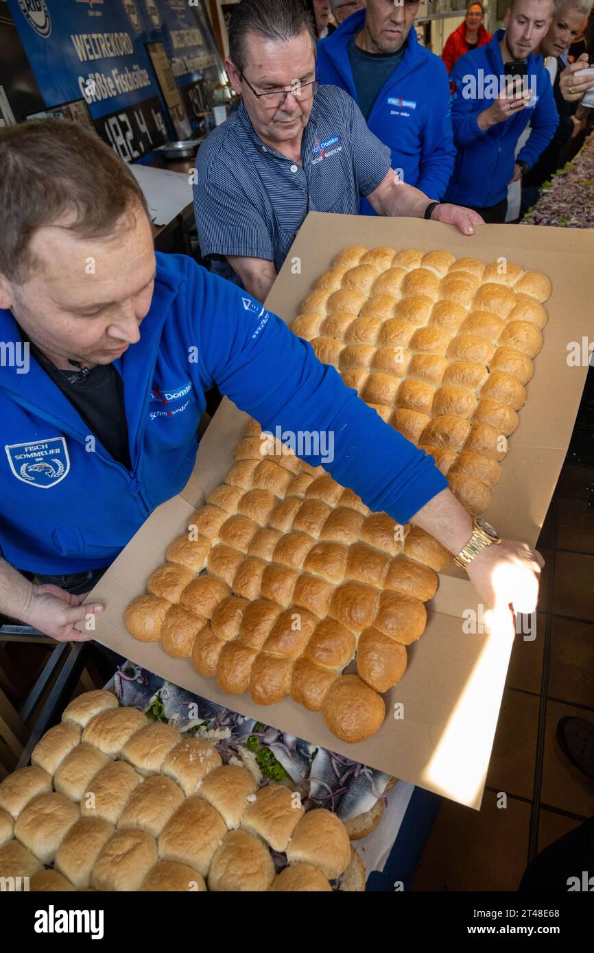 Heringsdorf, Deutschland. Oktober 2023. André Domke, Fischsommelier und ...