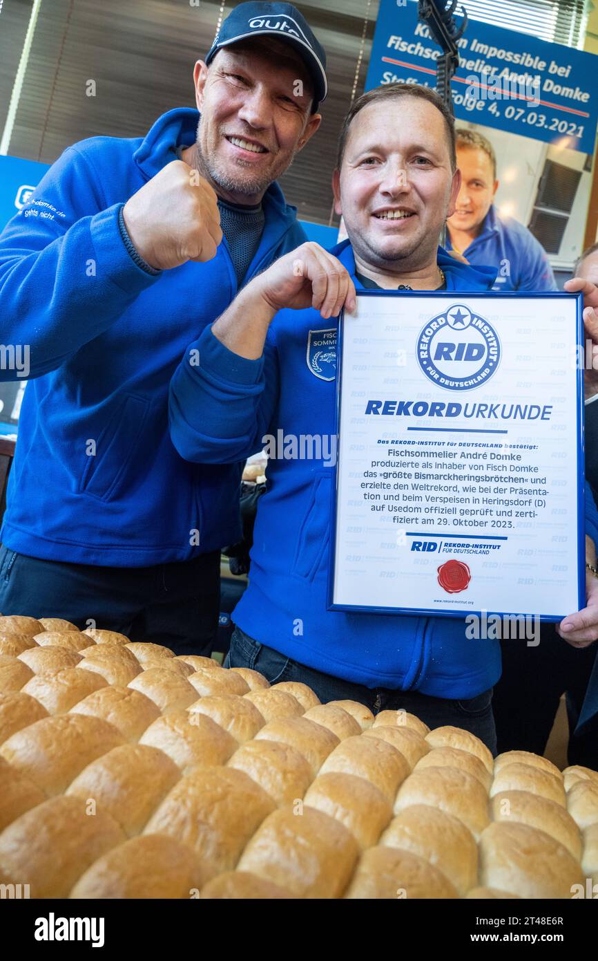 Heringsdorf, Deutschland. Oktober 2023. Axel Schulz, ehemaliger Profi ...