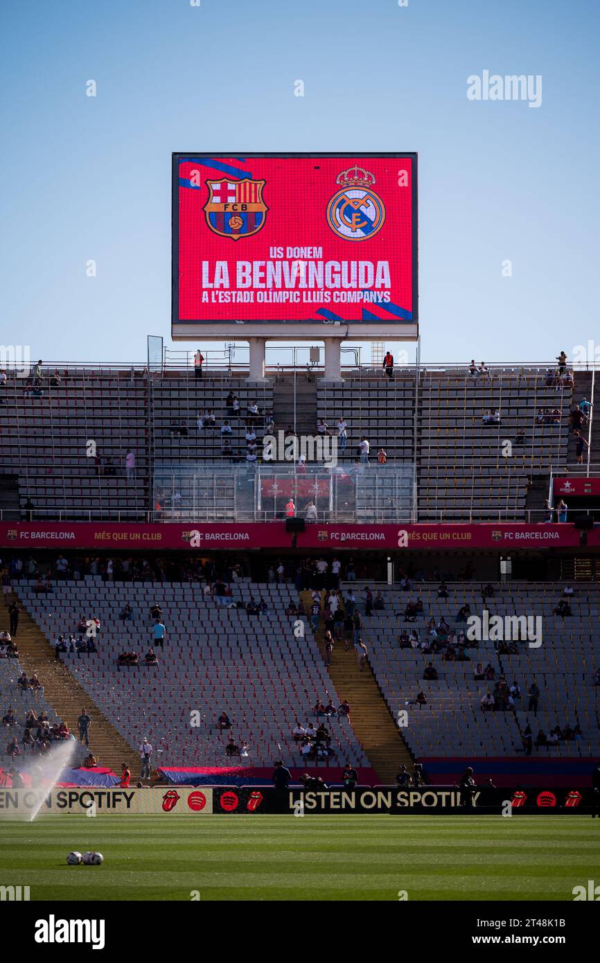 Barcelona, Spanien, 28. Oktober 2023. Spanische LaLiga EA Sports: FC Barcelona gegen Real Madrid CF. Quelle: Joan G/Alamy Live News Stockfoto